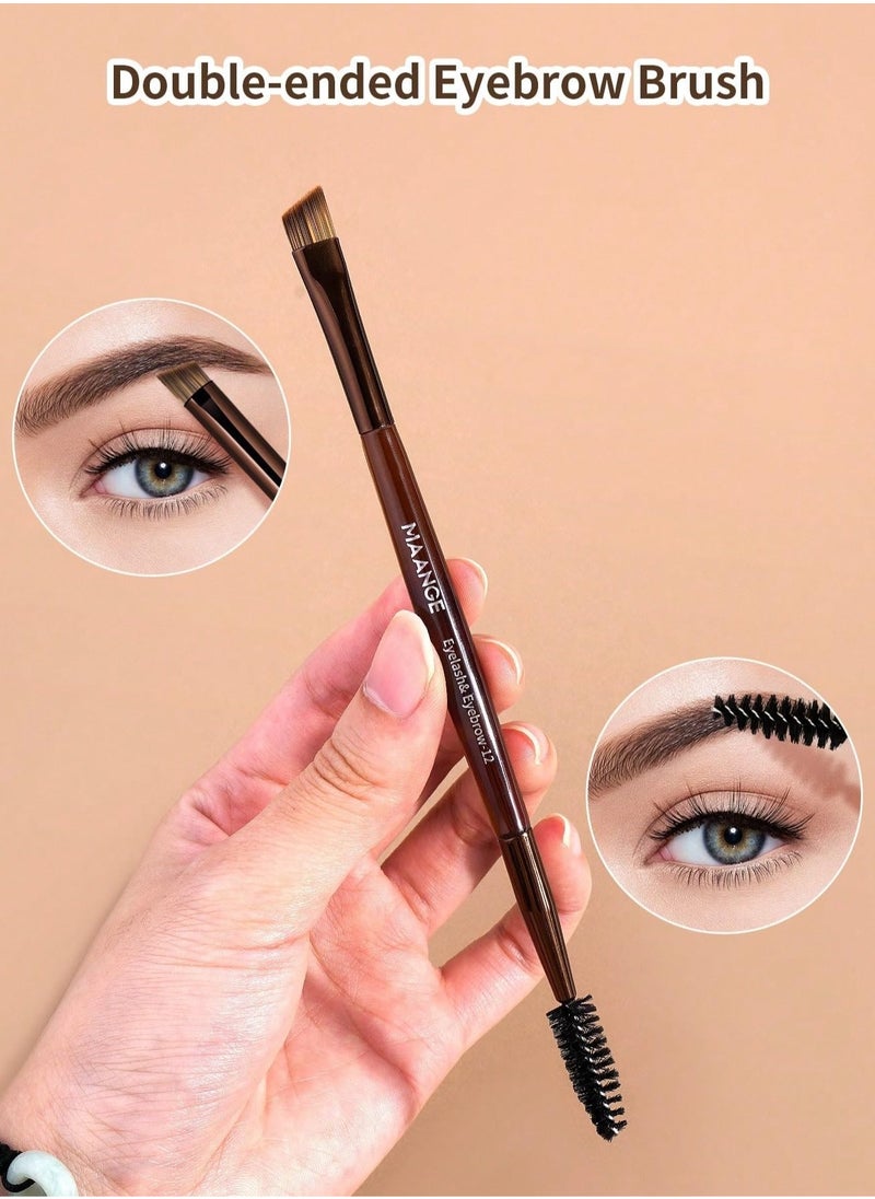 MAANGE Professional Makeup Brush Set, Soft Long Tube Design - 13 Pieces  - Image 5