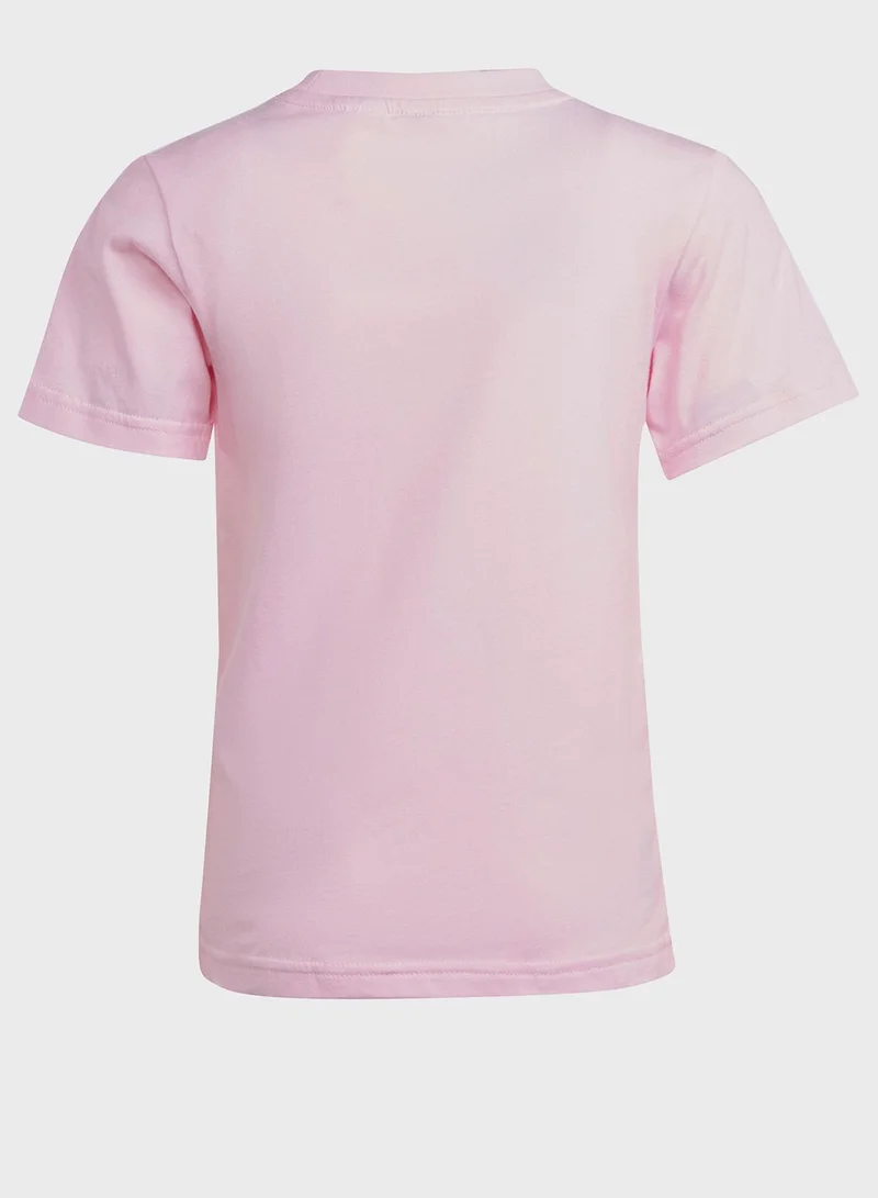 Adidas Little Kids 3 Stripes T-Shirt