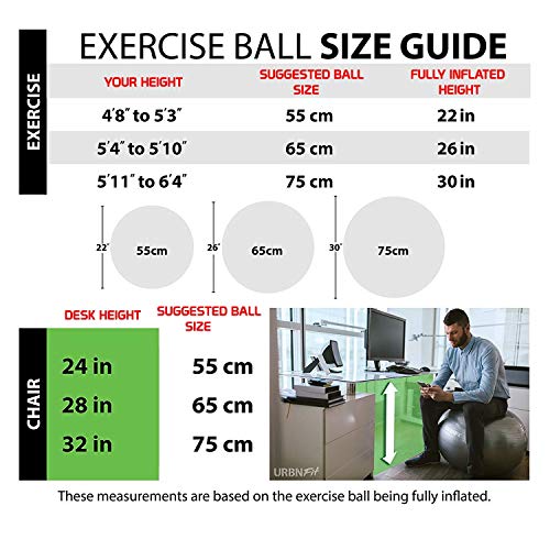 Toyshine PVC Gym Ball for Core Strength, Yoga and Fitness with Pump (Size - 55 cm, Grey) - Image 2