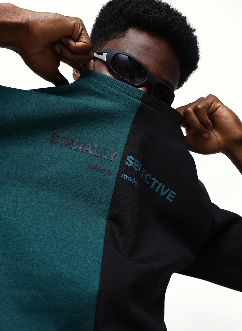 Men's June Bug Cotton Blend Relaxed Sweatshirt