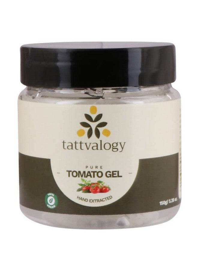 Nature's Tattva Tatvvalogy Pure Tomato Gel Face Gel With Vitamin A Hand Extracted Tomato Pulp 100% Natural & Pure Rejuvenates Dull Skin Defence From Signs Of Aging & Tan Massage Gel In Plastic Jar 150 Gm - Image 1