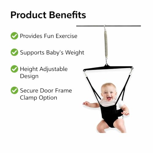 Braintastic 2 in 1 Baby Jumper and Walking Harness with Door Clamp Walk Trainer Infant Activity Bouncer for Coordination and Active Play 6 to 12 Months - Image 4