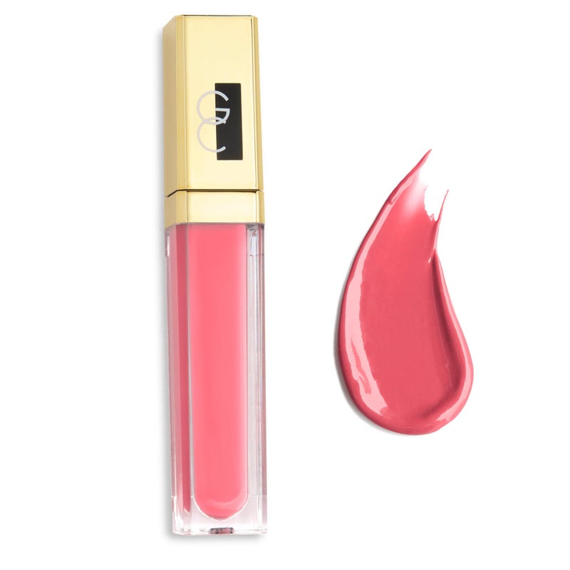 Gerard Cosmetics Gerard Cosmetics Color Your Smile Lip Gloss Rose Hill Super Pigmented Red Lip Gloss with LED Light and Mirror Shiny Finish Hydrating Liquid Lip Color Cruelty Free and Made in USA