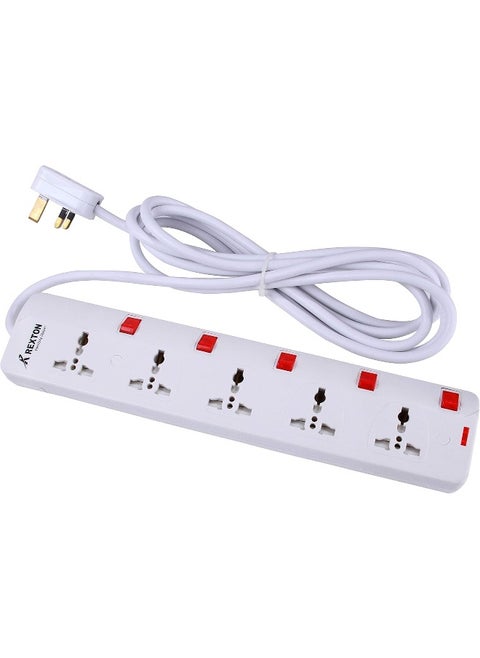 5 Way Extension Socket 3 Meters Res53 1 Piece