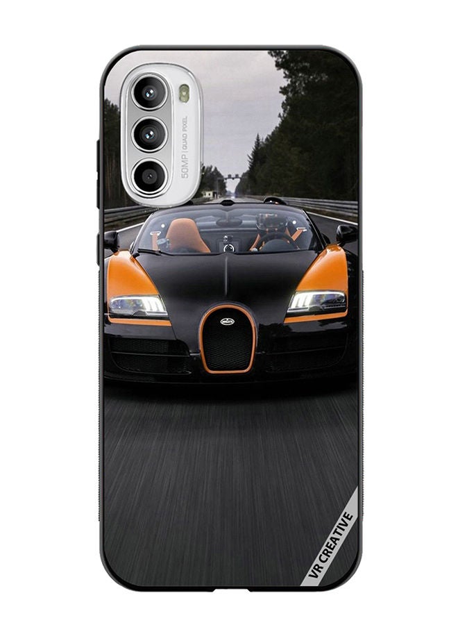VR CREATIVE Protective Case Cover For Motorola Moto G82 Bugatti Chiron Design Multicolour - Image 1