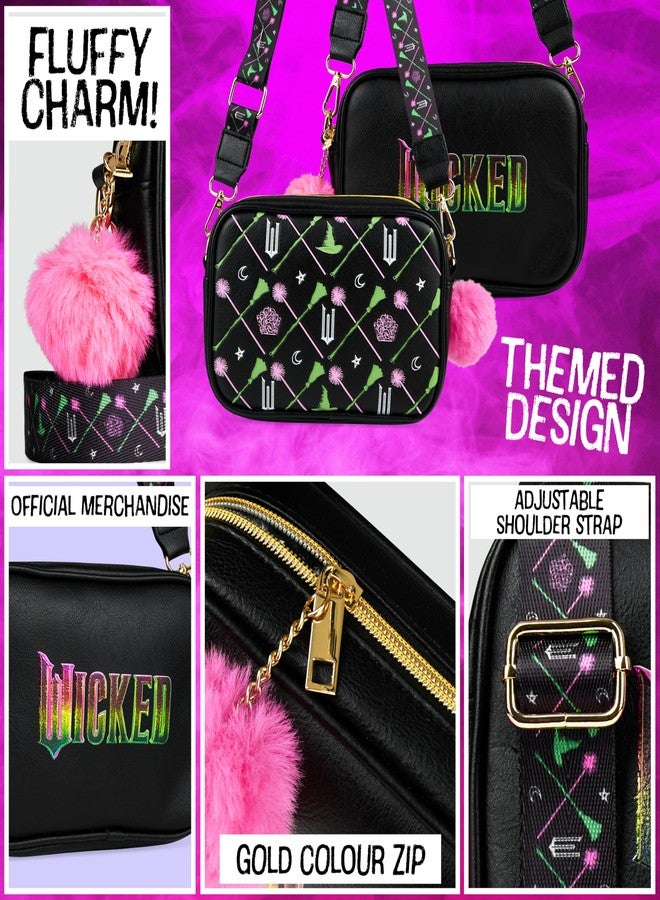 ويكد حقيبة كروسبودي رائعة للبنات والمراهقات، مصنوعة من الجلد الصناعي، حقيبة كتف، حقيبة مراسلة، حقيبة أساسية للسفر، حقيبة خصر، هدايا مسرحية لها - Image 4