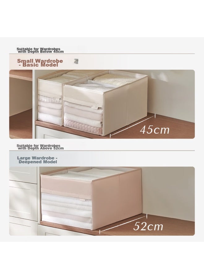 Eachy Clothes Storage Box, Household Wardrobe Drawer-style Fabric Clothing Storage Container, Storage Box, Foldable Storage Organizer With Layers - Image 5