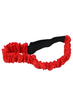 Thoraya Two People Three Feet Legged Race Band Strap Outdoor Team Game Elastic Tie Rope Walker (Red)  - Image 1
