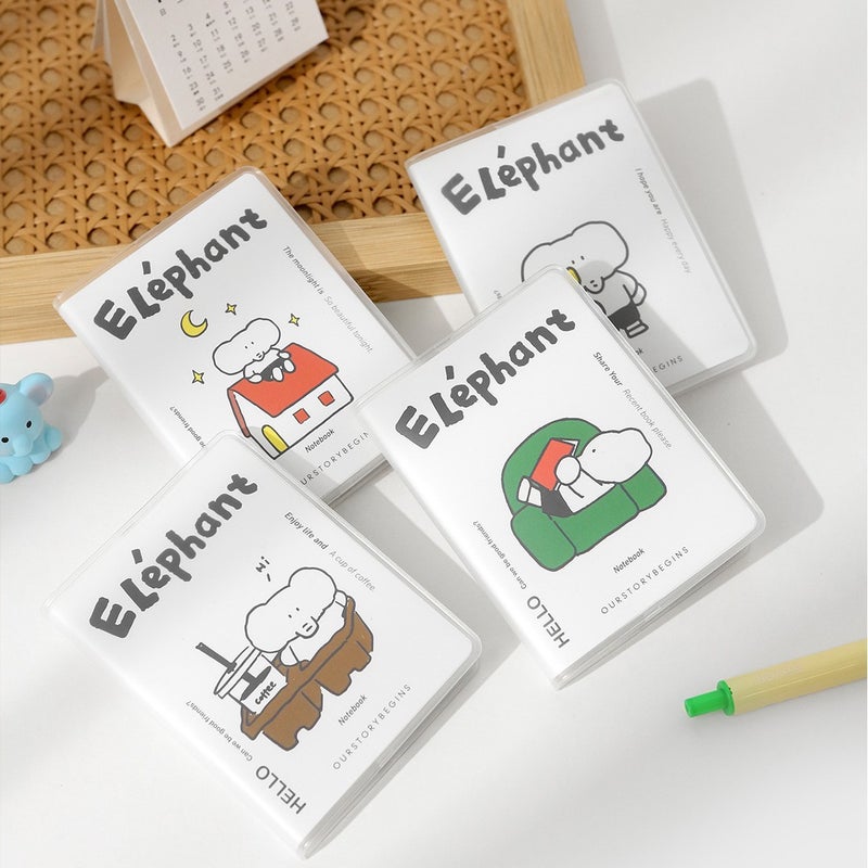 First Product Rubber Cover A7 Cute Mini Portable Notepad Thickened Rubber Cover Student Stationery Prizes Pocket Notebook - Image 5