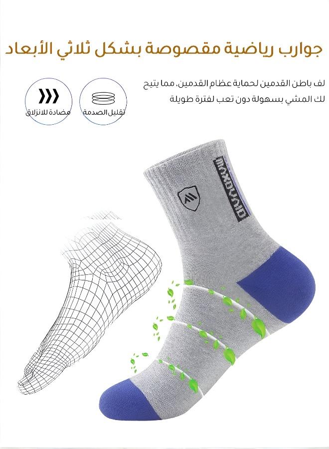 Men's Sports Short Socks with Dual Design and Coordinated Colors for Summer and Spring - Image 4