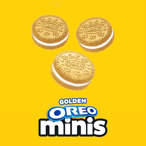 OREO Minis Golden Sandwich Cookies, 12 - 3 oz Bags - Image 4