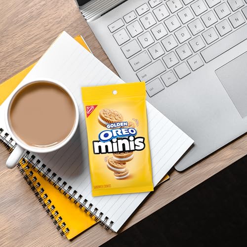 OREO Minis Golden Sandwich Cookies, 12 - 3 oz Bags - Image 5