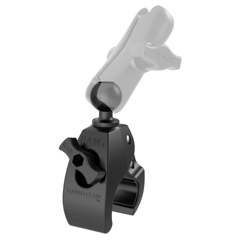 RAM Mounts RAP-B-400U Tough-Claw Small Clamp Base with Ball with B Size 1" Ball for Rails 0.625" to 1.14" in Diameter - Image 4