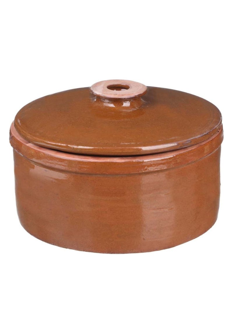 3-Piece Clay Cookware Set with Lids  - Image 2