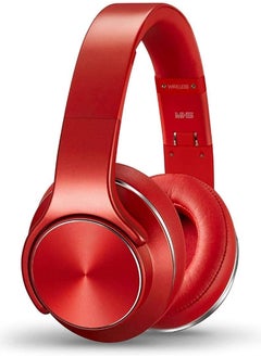 SODO SODO MH5 Bluetooth Headphone Twist-Out Speaker Bluetooth 4.2 2 in 1 Wireless Sports Headset/red  - Image 1