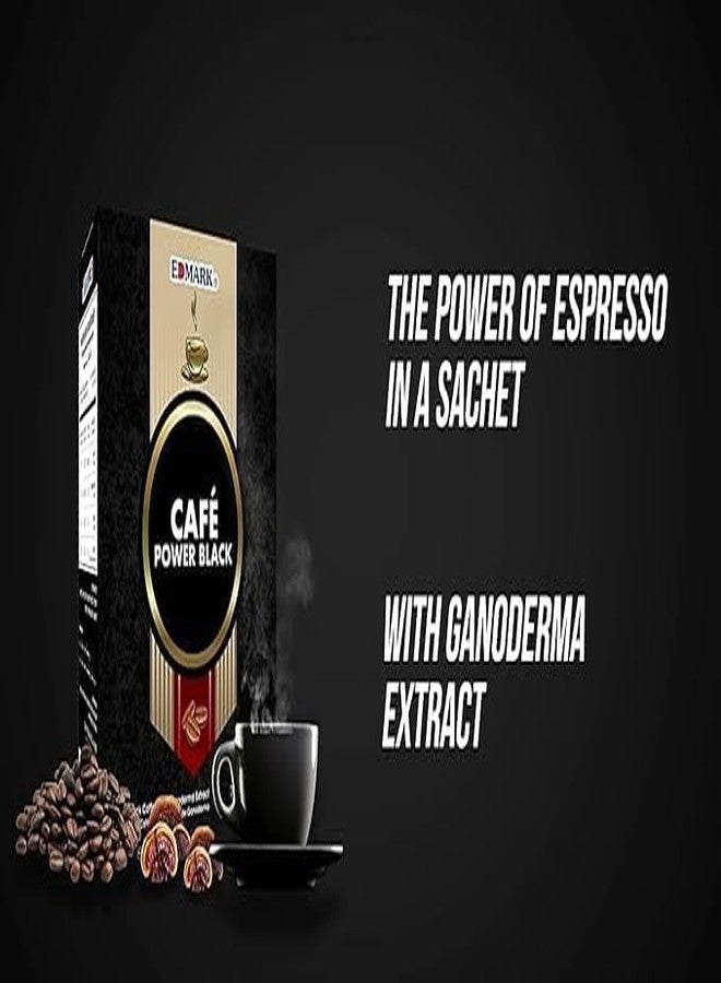 EDMARK Cafe Power Black Coffee - 20 Sachets 3.5g - Image 4