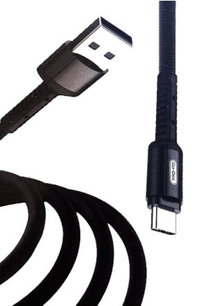 Go-Des USB To Type C Superfast Charging Data cable & Upto 480 Mbps Transfer Speed With 3A Output Nylon Braided Compatible All Major Brands 1M Black - pzsku/Z2F7B9A93CF83FB5D0D1BZ/45/_/1723275384/6c95e4b3-3ea0-4bc6-9907-a810ca6b7530