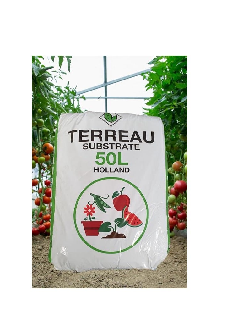 Generic TERREAU Holland Substrate potting Soil 50Ltr For Indoor/Outdoor Plants 