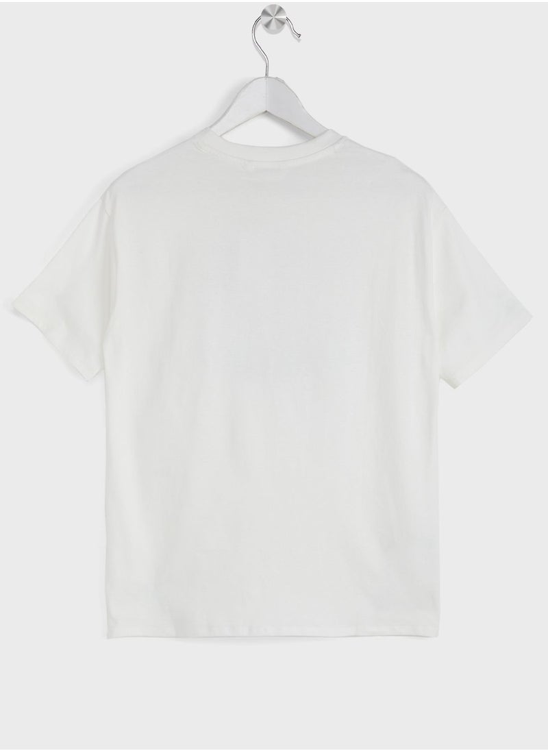 MANGO - Youth Graphic Crew Neck T-Shirt - Image 1