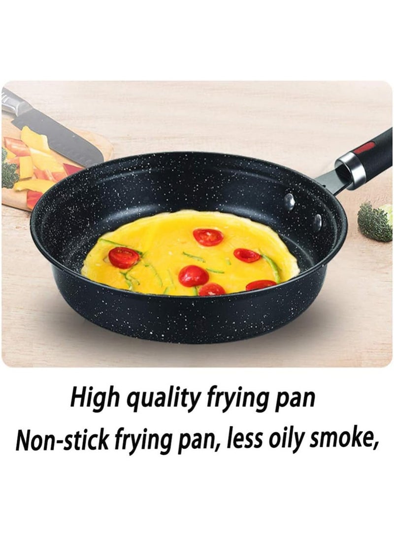 Sharpdo Cookware Set, Non-Stick Easy-To-Clean Soup Pot/Wok/Frying Pan Set, Soup Pot with Transparent Lid, Suitable for All Stovetops - Image 5