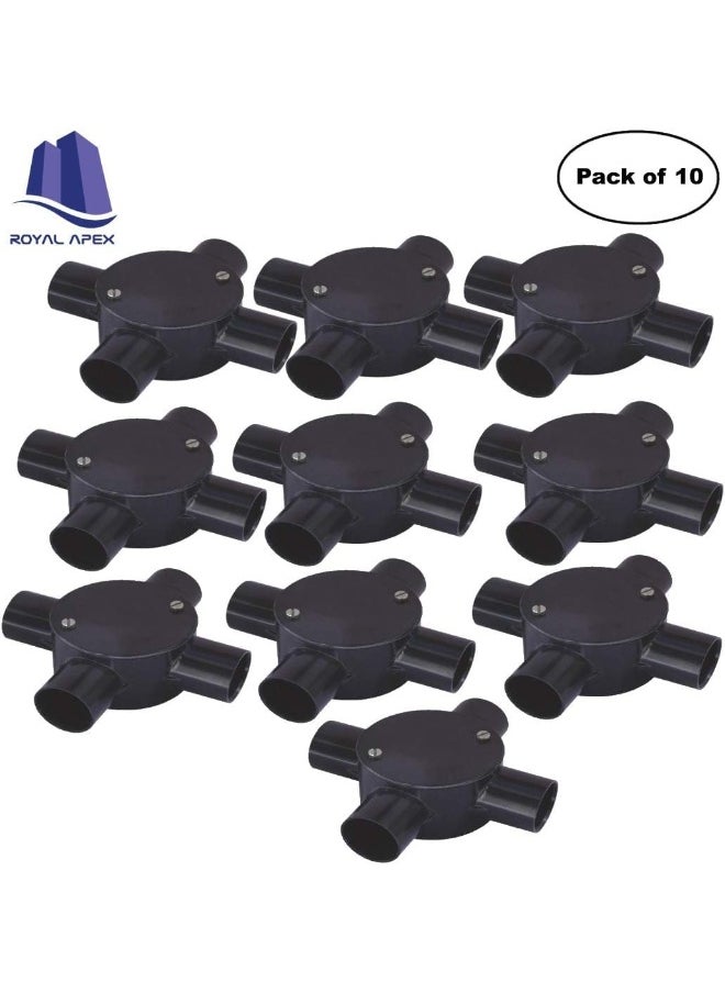 Biella Biella Pack Of 10 PVC Electrical Conduit Pipe & Fittings  - Image 3