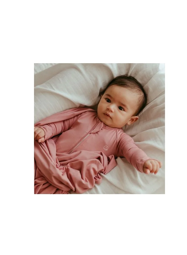 Anvi Baby Bamboo Swaddle and Sleep Suit Newborn Gift Set Lilac