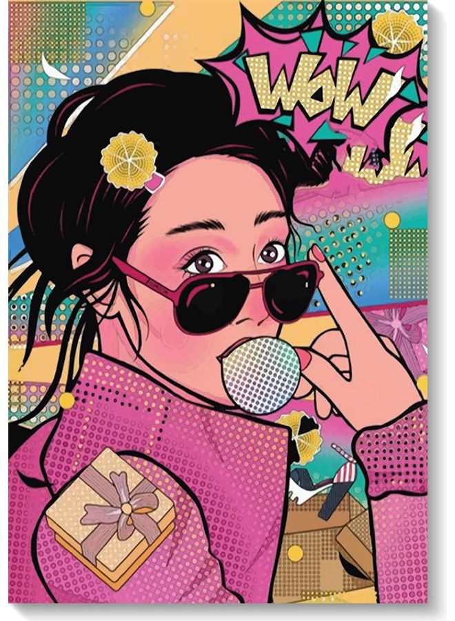 RYN Woman Pop Art Wall Art Multicolour 40x60cm - Image 2