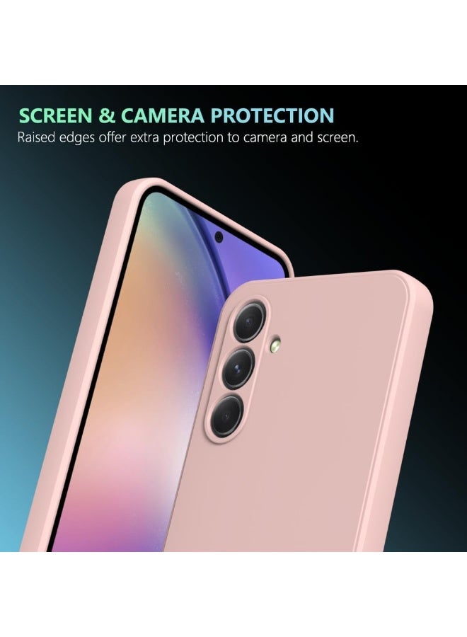 JOMILA Samsung Galaxy A36 Case Cover Soft Silicone Slim Thin Protective Phone Case with Microfiber Lining Shockproof Protective Cover For Samsung Galaxy A36 6.7-inch - Image 3