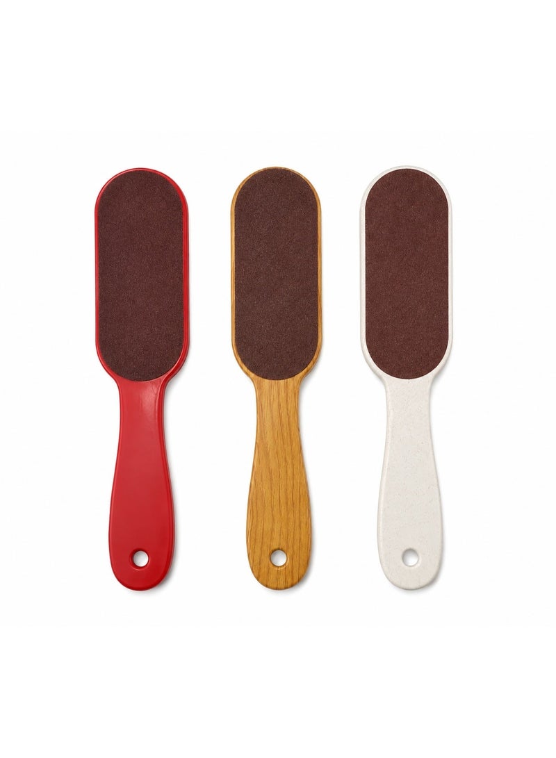 Foot File Callus Remover, Double-Sided Pedicure Foot Scrubber with Comfortable Handle, Assorted Colors 1 pices (Color May Vary) - Image 2