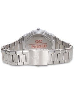 Fitron Fitron Men's Wrist Silver  Watch with Date and Blue Dial with Arabic Numbers  - Image 3