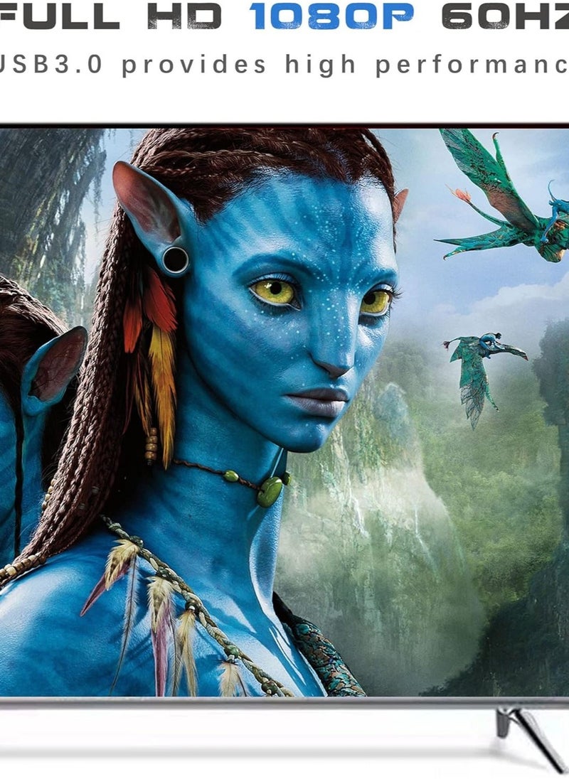 JAJEEK USB to VGA Cable Adapter, 1080P VGA to USB 3.0/2.0 Adapter, Multi-Display Video Converter for Laptop, Desktop, PC to Monitor, Projector, TV (Not Supported on Chromebook) - Image 5