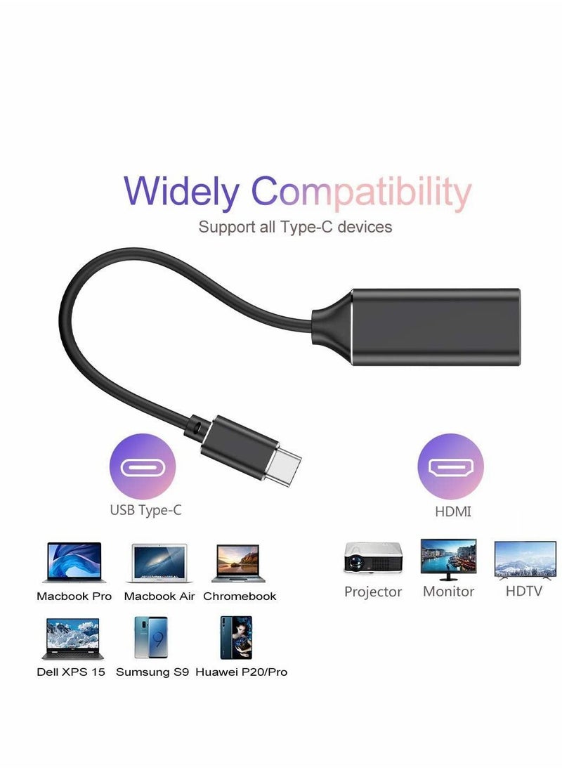Y&D USB C to HDMI Adapter 4K for Mac OS Type-C [Thunderbolt 3] Compatible with MacBook Pro 2019/2018/2017 Air Galaxy Dell XPS Pixelbook Microsoft and More (1 Pack)  - Image 5