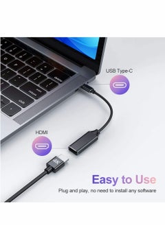 Y&D USB C to HDMI Adapter 4K for Mac OS Type-C [Thunderbolt 3] Compatible with MacBook Pro 2019/2018/2017 Air Galaxy Dell XPS Pixelbook Microsoft and More (1 Pack)  - Image 2