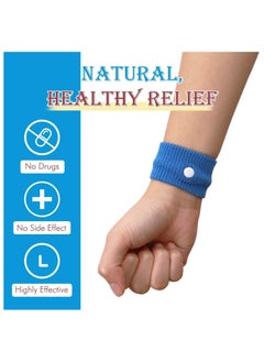 GNAFOTU Motion Sickness Bands for Adult Kids, Nausea Relief Acupressure Wristband Bracelets for Pregnancy Morning Sea Car Travel Sickness, Multicolor 6 Pairs  - Image 2