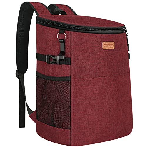Vankor Camping Cooler Backpack 30 Cans Soft Backpack Coolers Insulated Leak Proof Travel Cooler Bag Waterproof Lunch Picnic Beach Work Trip Thermal Bag Drink Beverage Beer Bag Cooler Wine - Image 1