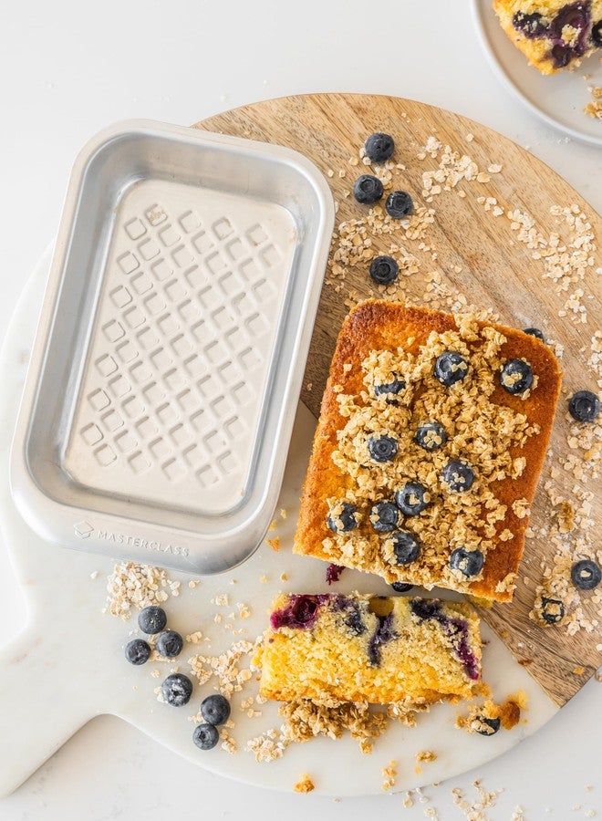 ماستر كلاس طقم خبز ماستر كلاس من الألومنيوم المعاد تدويره، 5 قطع، طقم أدوات خبز قابلة للتكديس مع صينية تحميص، صينية مافن، قالب خبز 2 رطل، صينية خبز ورف سلكي للطهي - Image 3