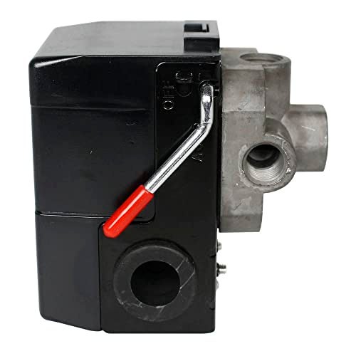 LEFOO Heavy Duty 4port 26 Amp Air Compressor Pressure Switch Control Valve 140-175 PSI - Image 4