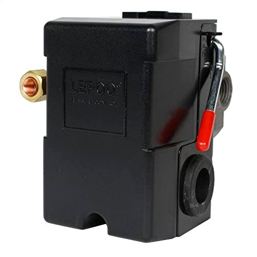 LEFOO Heavy Duty 4port 26 Amp Air Compressor Pressure Switch Control Valve 140-175 PSI - Image 1