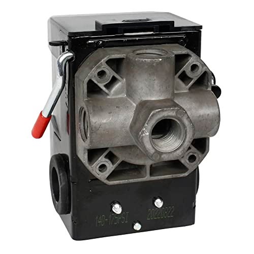 LEFOO Heavy Duty 4port 26 Amp Air Compressor Pressure Switch Control Valve 140-175 PSI - Image 2