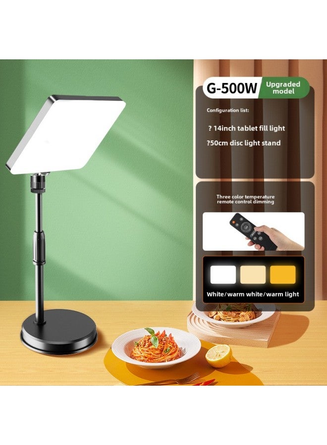 Food Fill Light Led Photography Professional Studio Anchor Desktop Still Life Jewelry Kitchen Dishes Light-Light Source Color: + Desktop Disc  - Image 1