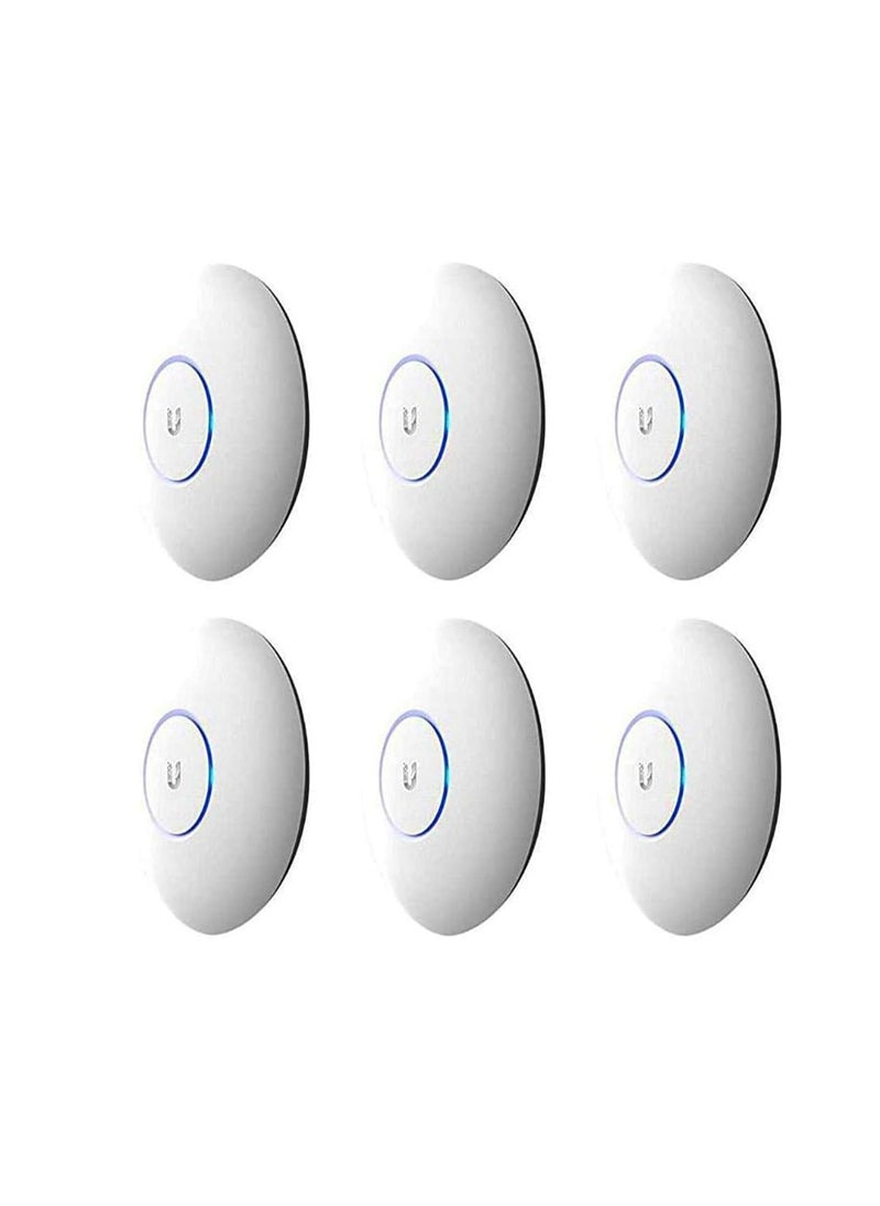 UBIQUITI NETWORKS COMMERCIAL - Ubiquiti Networks 6 Pack UAP-AC-PRO UniFi Access Point Enterprise Wi-Fi System - Image 1