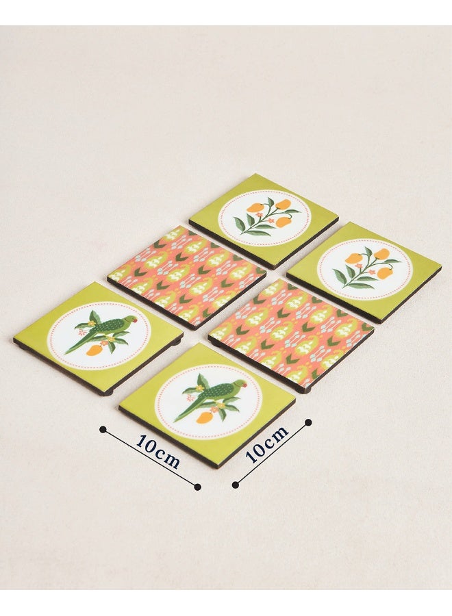 تشومباك كوسترات خشبية تشامباك سيريناد - مجموعة من 6 قطع - Image 4