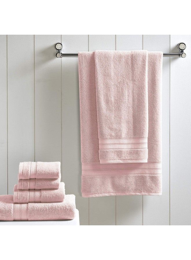 Modern Threads Amrapur Overseas 6-Piece SpunLoft Towel Set, Blush - Image 2