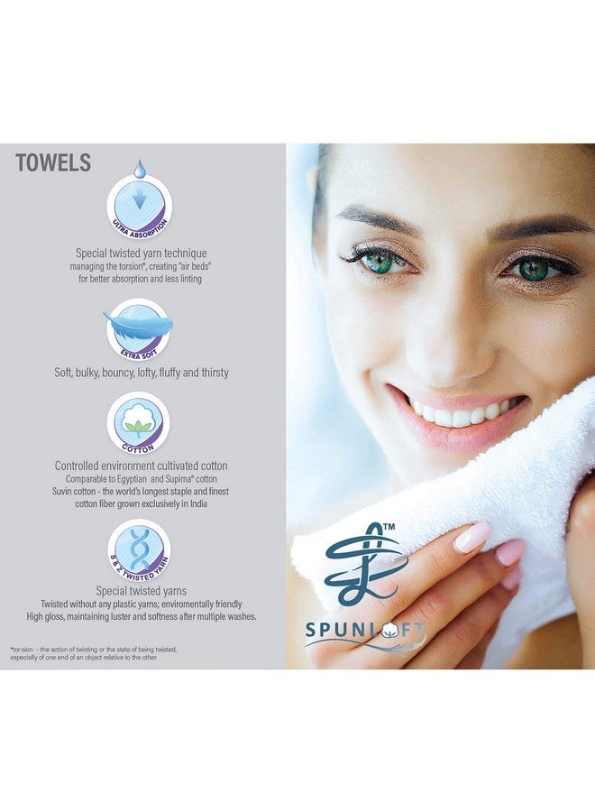 Modern Threads Amrapur Overseas 6-Piece SpunLoft Towel Set, Blush - Image 3