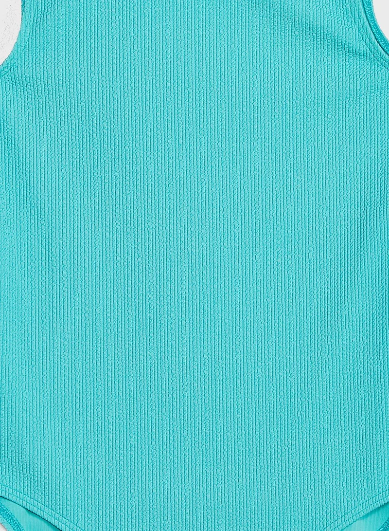 Marks & Spencer Kids Crinkle Bow Swimsuit