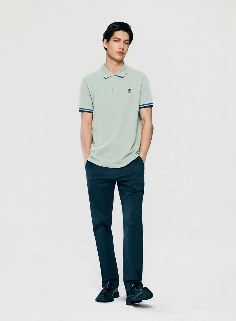 Giordano  Men's Slim Fit Performance Pique Polo for Men | Best Price UAE