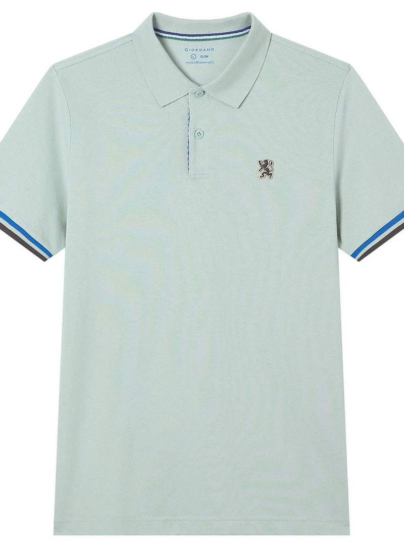 Giordano  Men's Slim Fit Performance Pique Polo for Men | Best Price UAE