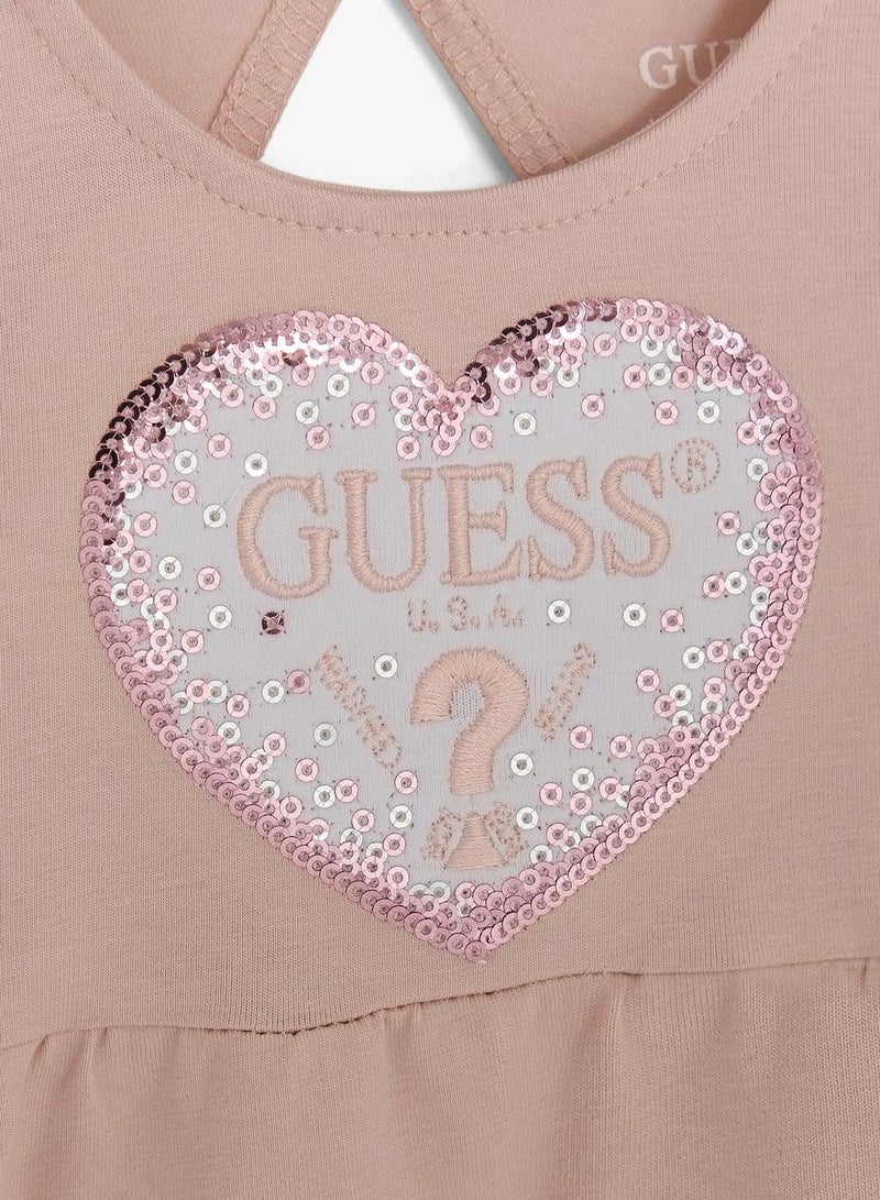 GUESS Infant Sleeveless Mini Dress With Panties - Image 5