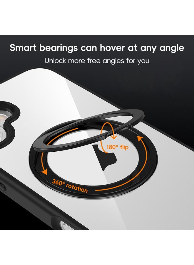 S-TOP Case For iPhone 14 Pro Max High Transparency 360 Degree Rotating Holder MagSafe Phone Case - Image 4