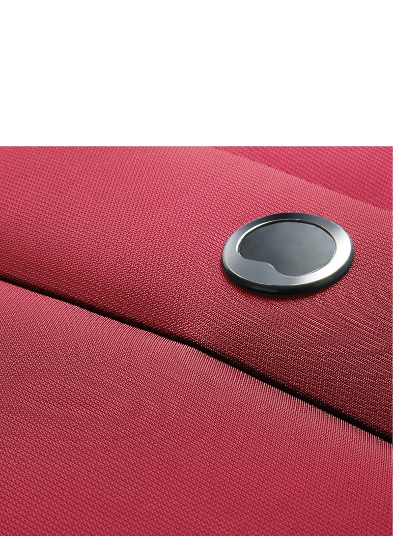 DELSEY Paris  Cuzco 68 Cm 4-Double Wheeled Softcase Check-In Luggage Trolley Case - Red  | Best Price UAE